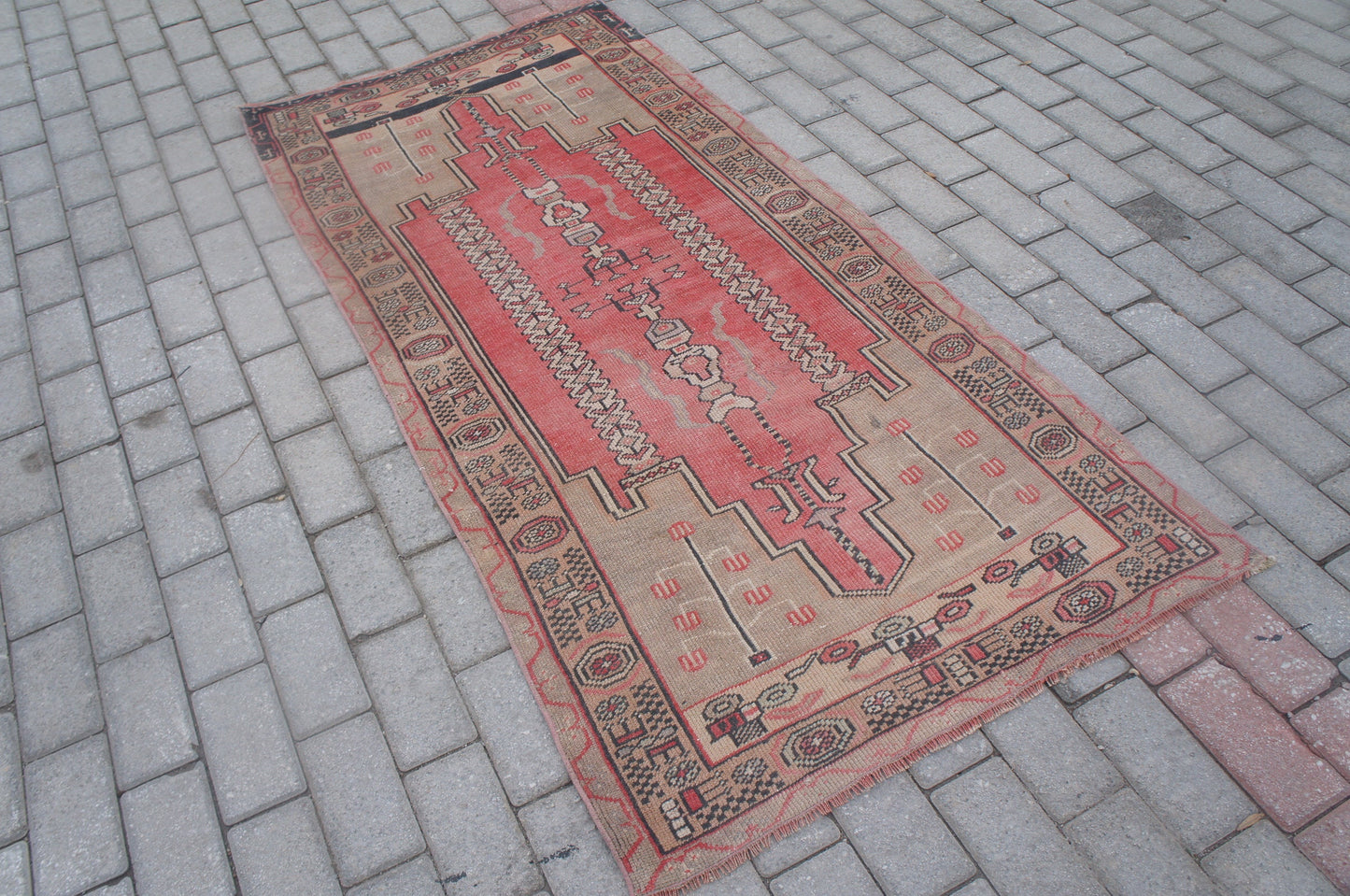 Rug, Eclectic Rug, Turkish Rugs, Oushak Rug,Bohemian Rug, Rug Runner, Rugs Runner, Turkish Rug , Farmhouse Rug, Vintage Rug, Hand Made Rug