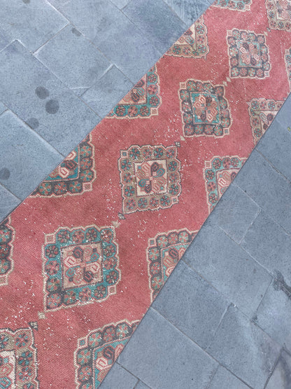 Extra Long Turkish Runner Very Long Oushak Runner Rug 2.7 x 20.8 Vintage Stair Runner Rug XL Oriental Runner Rug Staircase Runner rug