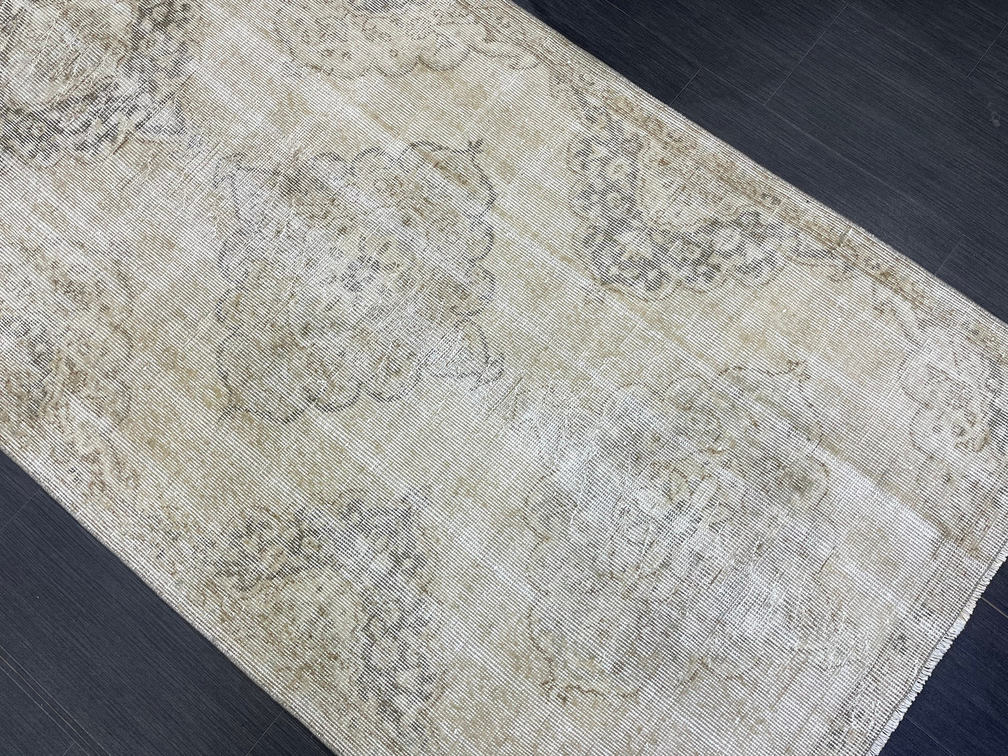 Vintage Persian Runner Rug, 3.6 x 10.8 Handmade Runner Rug, Turkish Runner Rug, Vintage Runner Rug, Hallway Runner, Kitchen Runner Rug