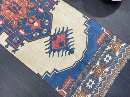 Vintage Runner Rug, Turkish Runner 2.8 x 9.2 Rug. Handmade Runner Rug, Hallway Runner Rug, Wholesale Runner Rug, Hand Knotted Runner Rug.