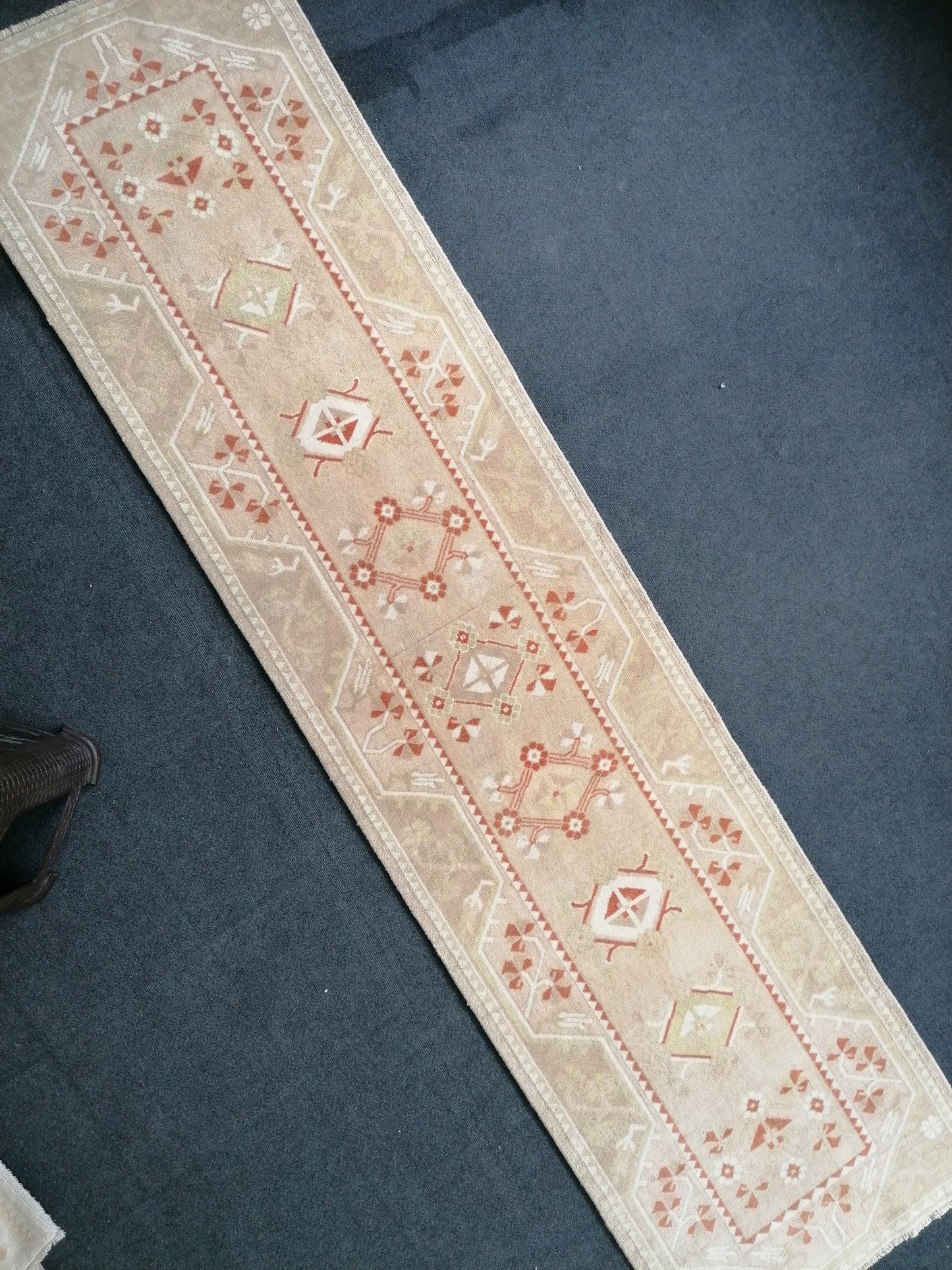 Runner rug, 10'x2'6, soft turkish runner rug, mudet vintage runner rug ,hallway runner rug, kitchen runner rug turkish oushak runner rug
