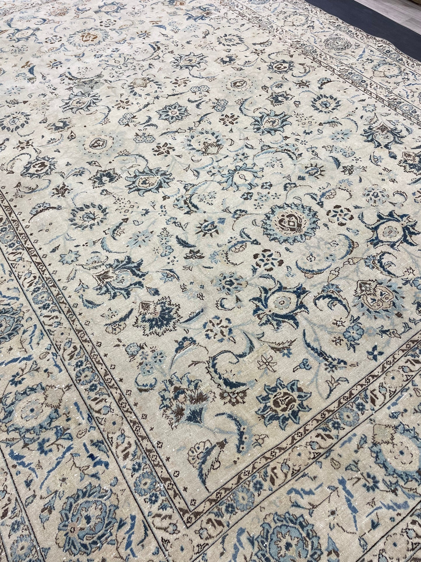 Large Persian RUG 7.6 x 11 Handmade Rug Vintage Turkish Rug Vintage Rug Muted Wool Oushak Rug Hand Made Rugs Art Rug