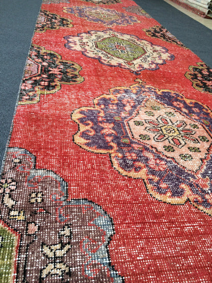 13 x 2.10 Vintage Runner Rug Oushak Runner Rug Turkish Runner Rug  Hallway Runner Rug Kitchen Runner Rug Wool Runner Rug Bohemian Runner