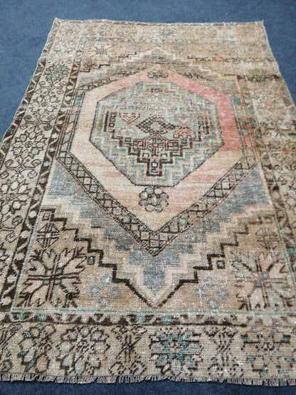 OUSHAK RUG TURKISH Oushak Rug Vintage Oushak Runner Rug Vintage Runner Rug Wool Oushak Rug Hand Made Rugs Vintage Turkish Rug