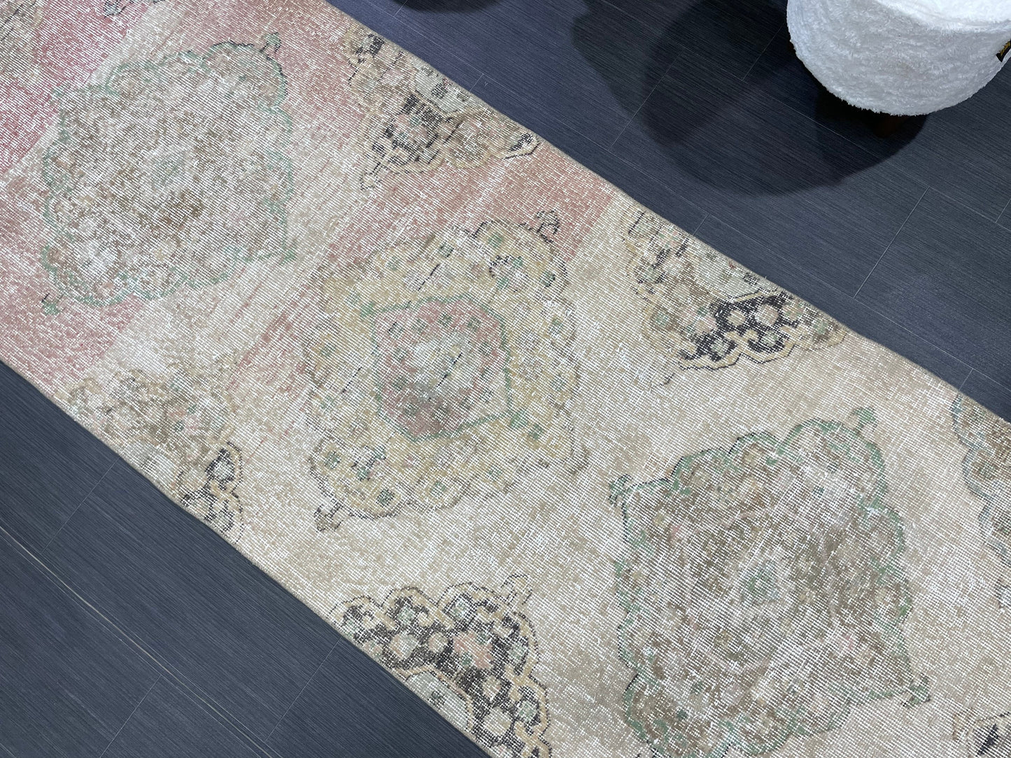 Handmade Runner RUG 3 x 12 TURKISH Oushak Rug Vintage Runner Rug Vintage Runner Rug Wool Oushak Rug Antique Rug Hand Knotted Rug