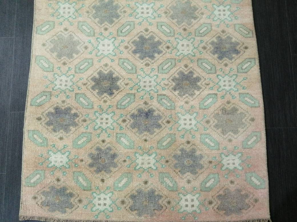 Vintage Turkish Runner Rug 2.6 x 6.2 Runner Rug Vintage Runner Rug Hallway Runner Rug Persian Kitchen Runner Rug Wool Oriental Runner Rug