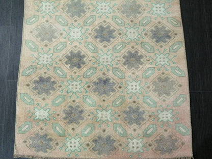 Vintage Turkish Runner Rug 2.6 x 6.2 Runner Rug Vintage Runner Rug Hallway Runner Rug Persian Kitchen Runner Rug Wool Oriental Runner Rug