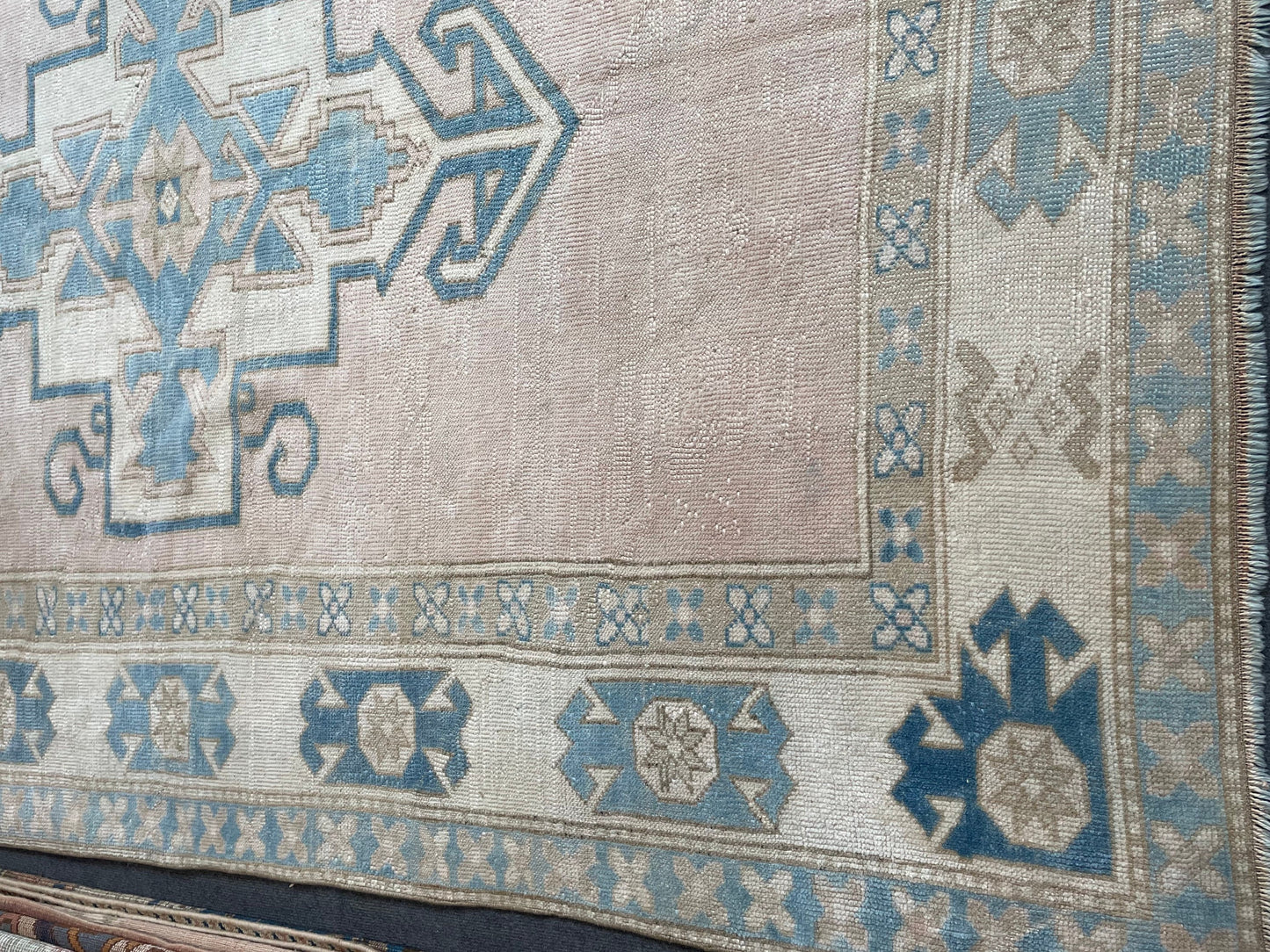 6 x 8 turkish rug -  oushak rug, handmade living room rug