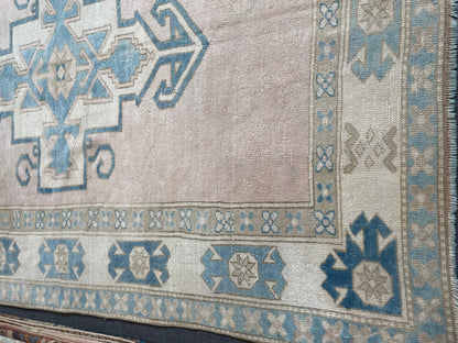 6 x 8 turkish rug -  oushak rug, handmade living room rug