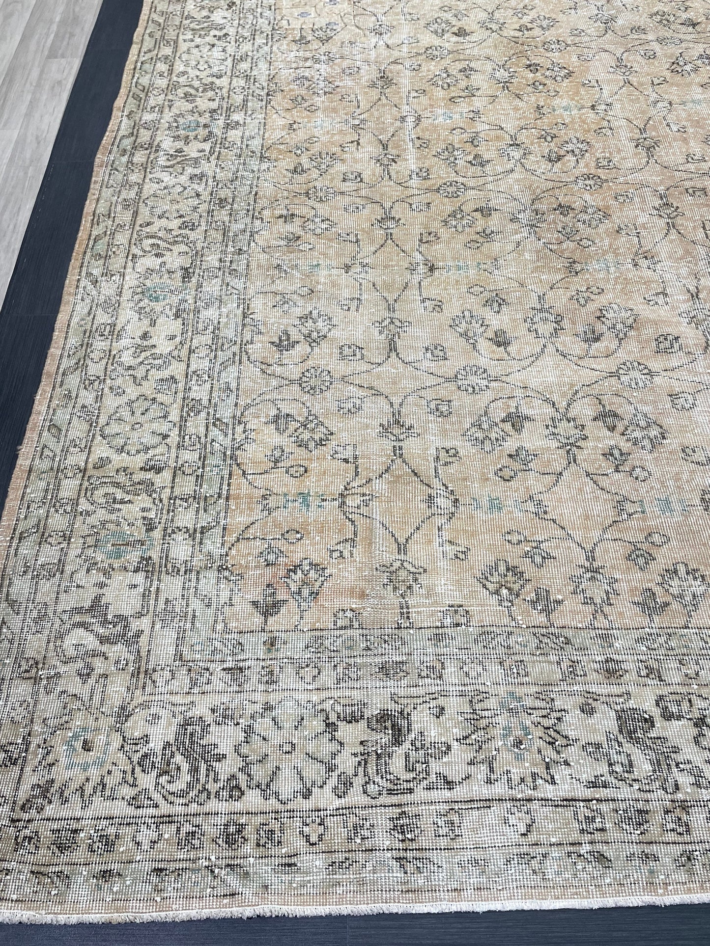 Large Vintage RUG 8.8 x 12.6 TURKISH Oushak Rug Distressed Persian Rug Wool Hand Knotted Rug 9x13 Handmade Rug Vintage ANATOLIA Rug