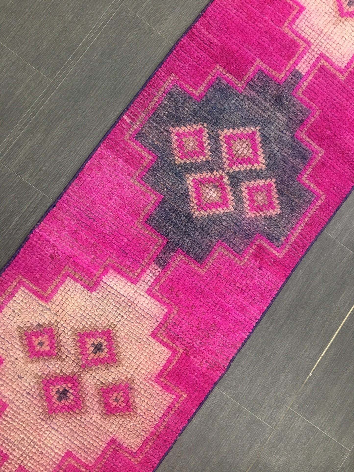 Hand Knotted Runner Rug 2 x 8.5 Turkish Runner Rug Vintage Runner Rug Hallway Runner Rug Kitchen Runner Rug Wool Runner Rug Wool Oushak Rug