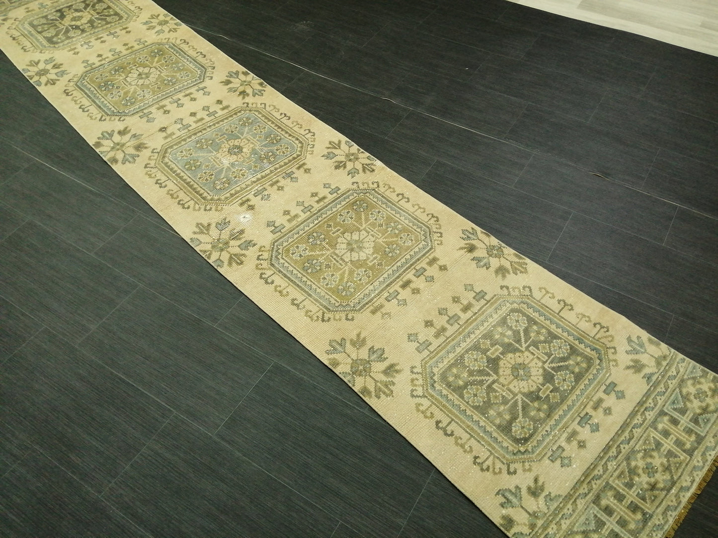 11.2 X 2.3 Oushak Runner Rug Turkish Runner Rug Vintage Runner Rug Hallway Runner Rug Kitchen Runner Rug Wool Runner Rug Wool Oushak Rug