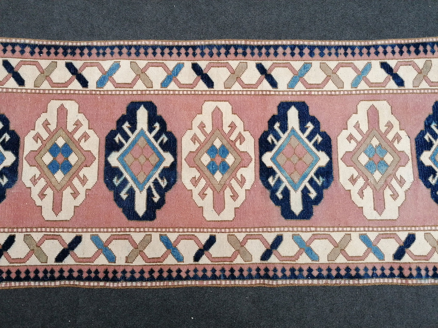 2'10x11'4 runner wool rug, vintage handmade runner,hallway runner rug, kitchen runner rug, oushak turkish runner rug
