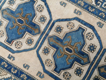 OUSHAK RUG 4.6 x 8.7 Vintage  Rug Vintage Runner Rug Wool Oushak Rug Hand Made Rugs Vintage Turkish Rug