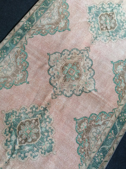 Oushak Runner 5 x 12.5 Rug Turkish Runner Rug Vintage Runner Rug Hallway Runner Rug Kitchen Runner Rug Wool Runner Rug Wool Oushak Rug