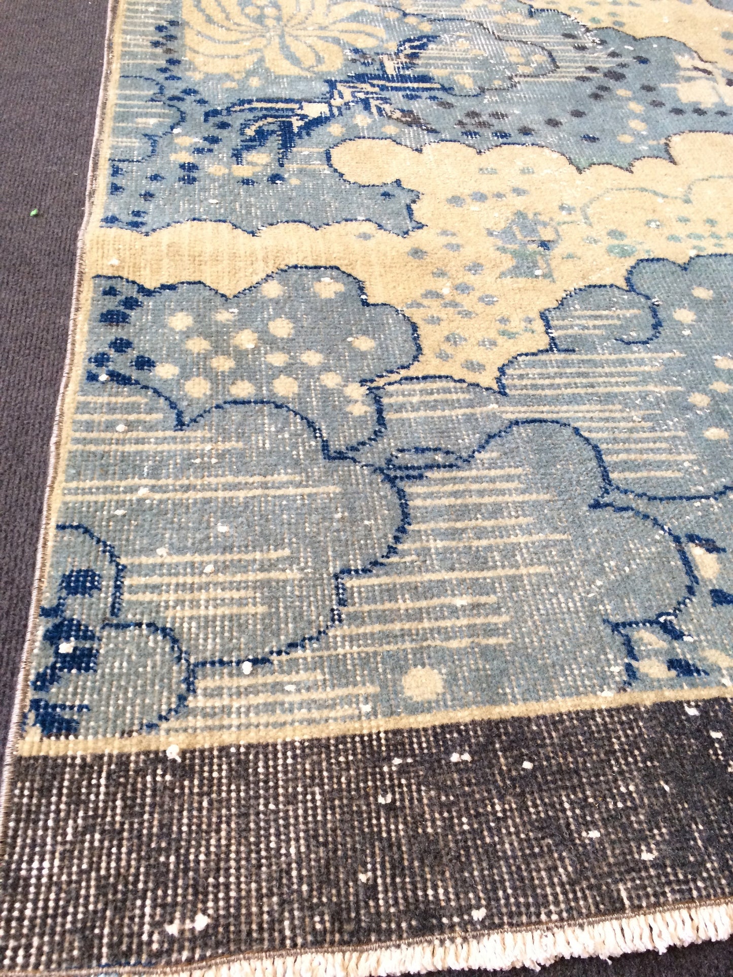 3x7 Turkish Rug, Oushak Rug, Rustic Oushak Rug, Wool Oushak Rug, Oushak Runner Rugs, Farmhouse Rug, Vintage Rug, Hand Made Rug