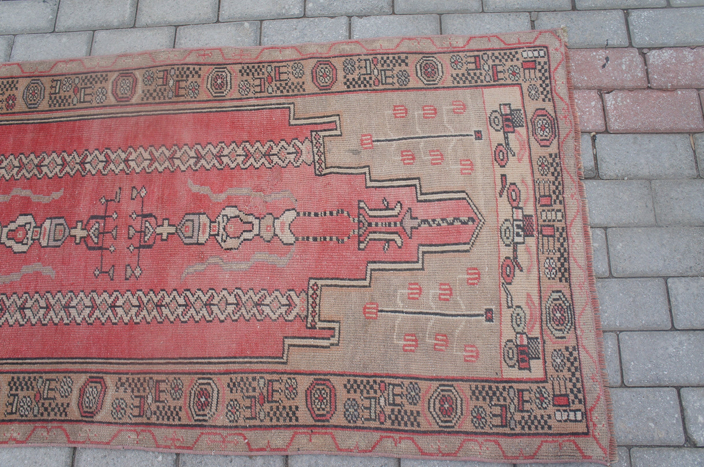 Rug, Eclectic Rug, Turkish Rugs, Oushak Rug,Bohemian Rug, Rug Runner, Rugs Runner, Turkish Rug , Farmhouse Rug, Vintage Rug, Hand Made Rug