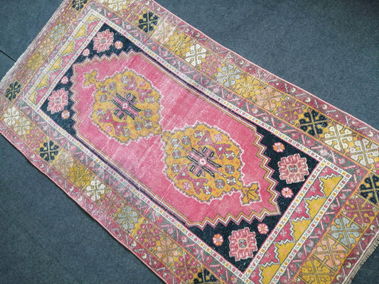 6.10 x 3.8 Rugs, Hand Made Rug, Oushak Rug, Rustic Rug, Bohemian Rug, Rug Runner, Turkish Rug, Farmhouse Rug, Vintage Rug, Wool rug