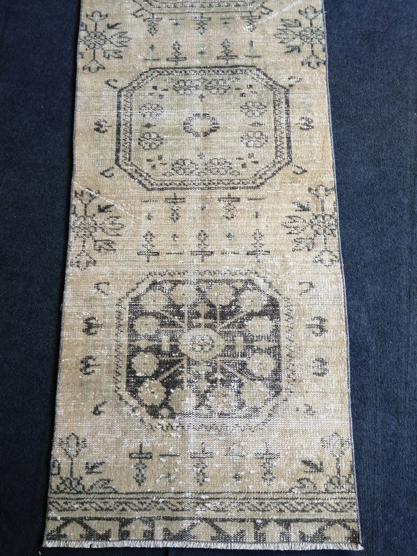 2.5 x 10.9 Oushak Runner Rug Turkish Runner Rug Vintage Runner Rug Hallway Runner Rug Kitchen Runner Rug Distressed Runner Rug Wool Worn Rug