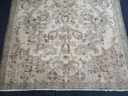 6.5 x 10 Oushak Runner Rug Turkish Runner Rug Vintage Runner Rug Hallway Runner Rug Kitchen Runner Rug Wool Runner Rug Wool Oushak Rug