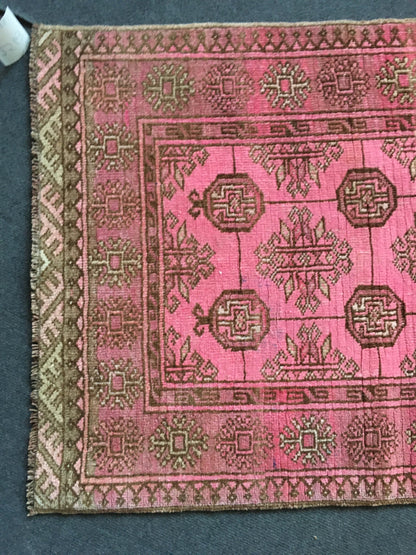 2.4x3.5 feet handmade bohemian turkish small rug, vintage bedroom small rug, living room rug
