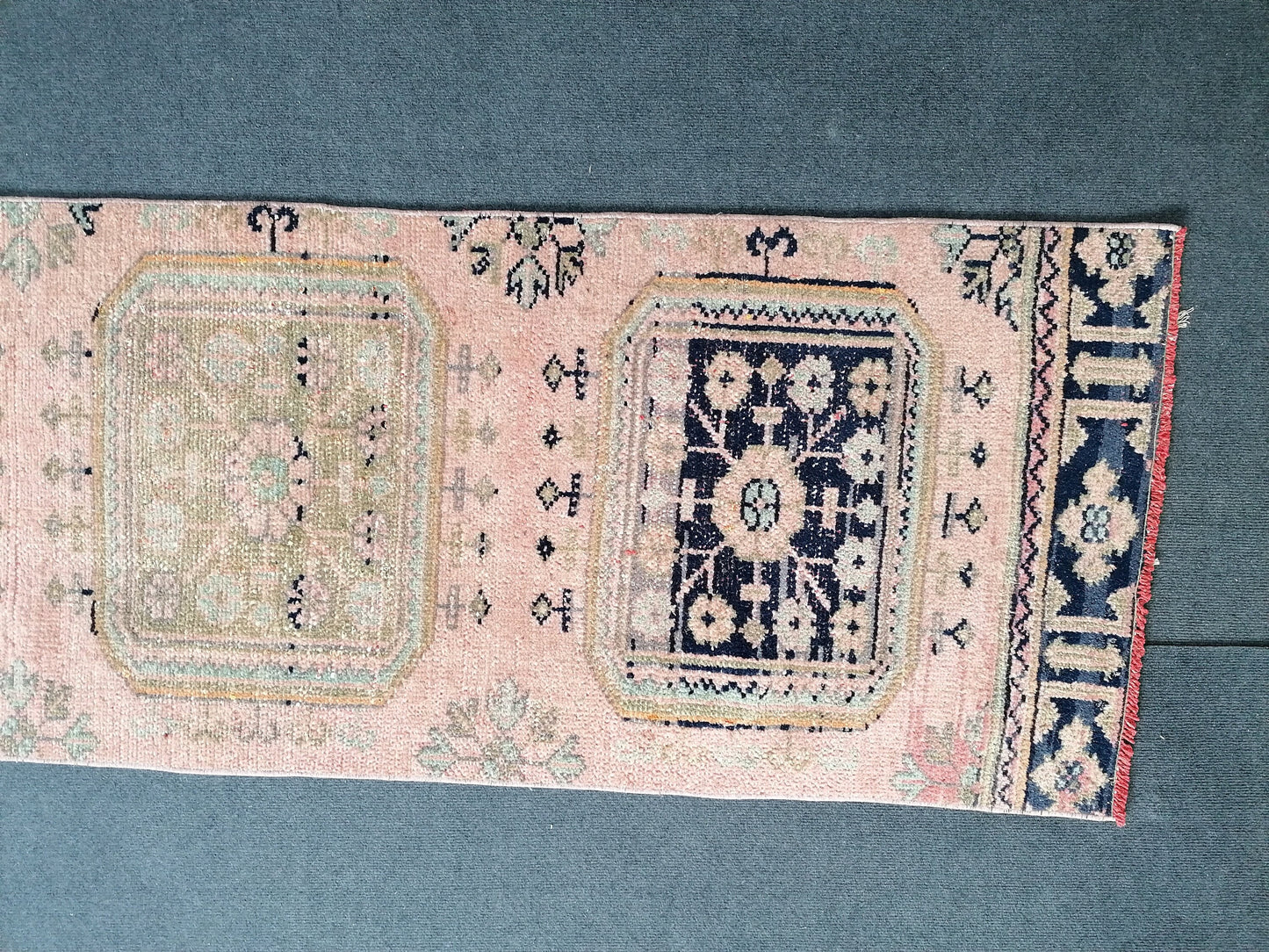 11'x2'3 turkish runner rug,runner rug, kitchen runner rug,hallway runner rug
