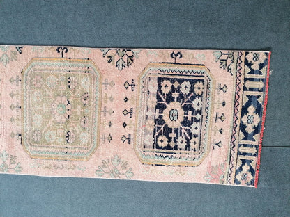 11'x2'3 turkish runner rug,runner rug, kitchen runner rug,hallway runner rug