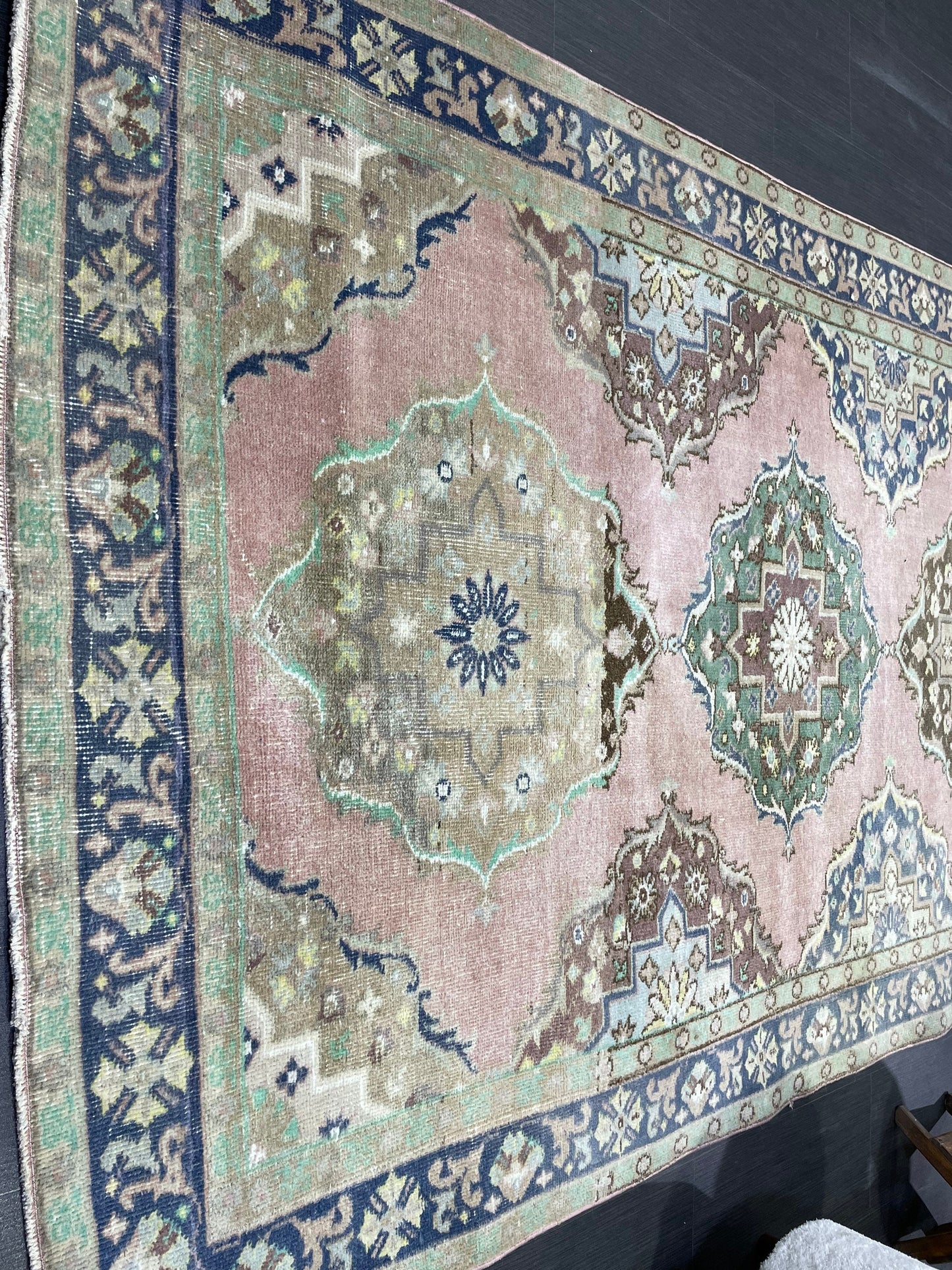 Vintage Runner Rug, Hand Knotted Runner 5 x 11.4 Rug, Turkish Runner Rug, Vintage Runner Rug, Hallway Runner Rug,Quality Kitchen Runner