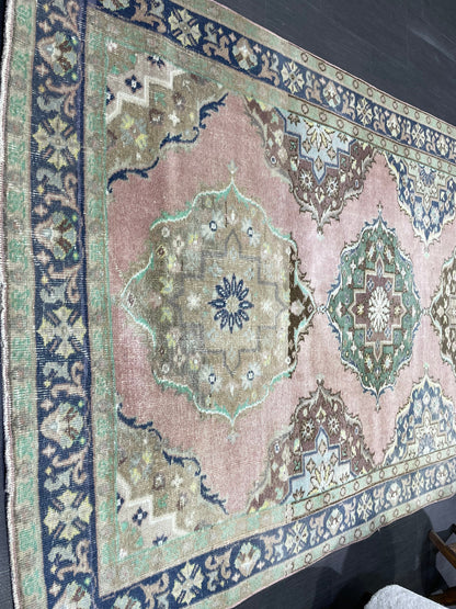 Vintage Runner Rug, Hand Knotted Runner 5 x 11.4 Rug, Turkish Runner Rug, Vintage Runner Rug, Hallway Runner Rug,Quality Kitchen Runner