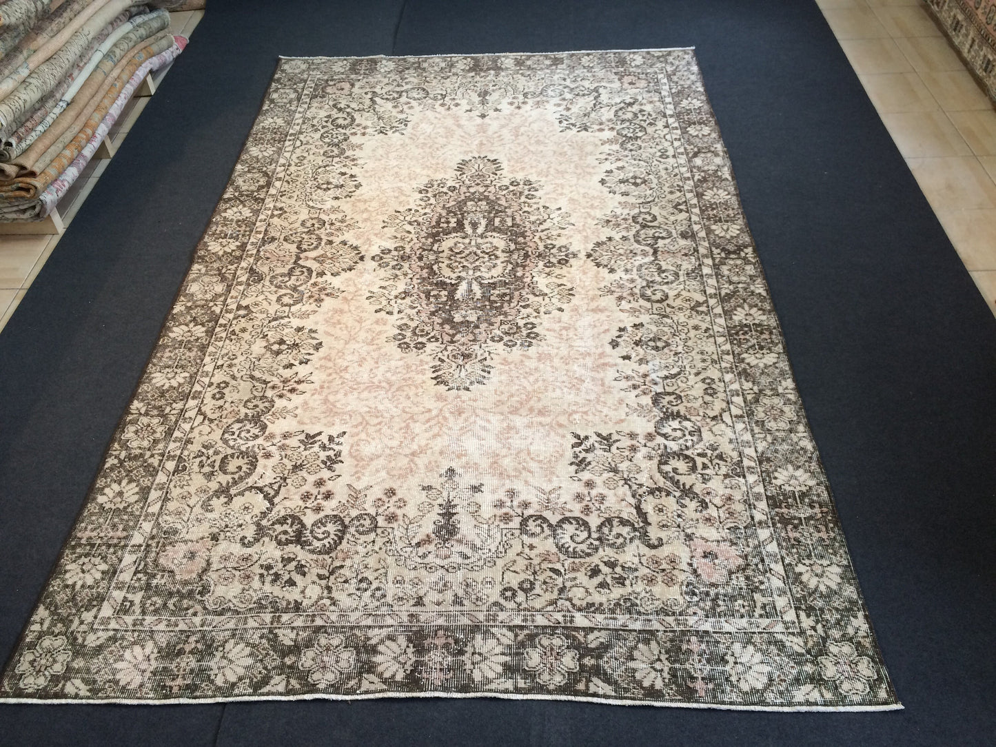 10 x 6.3 Over Sized RUG Large Area Oushak Rugs Wool Oushak Rugs Oushak Rug Hand  Made Rugs Turkish Rugs