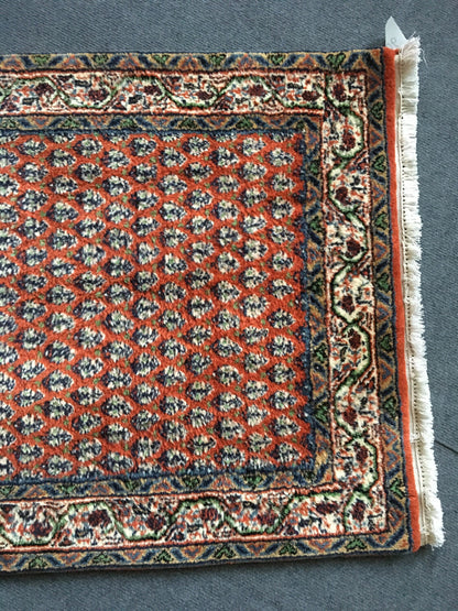 2x4 feet small new turkish rug, handmade vintage small rug, wool oushak kitchen rug,hallway rug, laundry rug