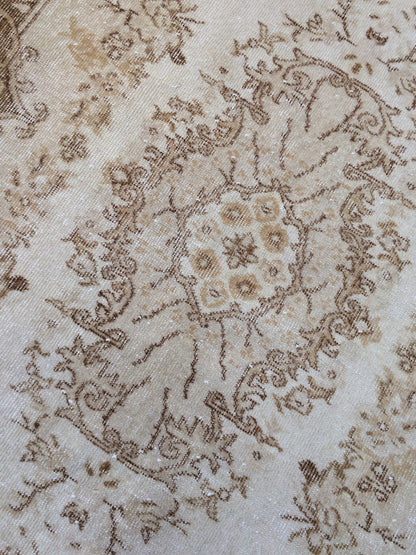 OUSHAK RUG TURKISH Oushak Rug Vintage Rug Vintage Runner Rug Wool Oushak Rug Hand Made Rugs Vintage Turkish Rug