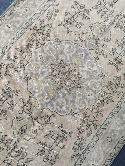 3.9 x 6.7 Rugs, Hand Made Rug, Oushak Rug, Rustic Rug, Bohemian Rug, Rug Runner, Turkish Rug, Farmhouse Rug, Vintage Rug, Wool rug