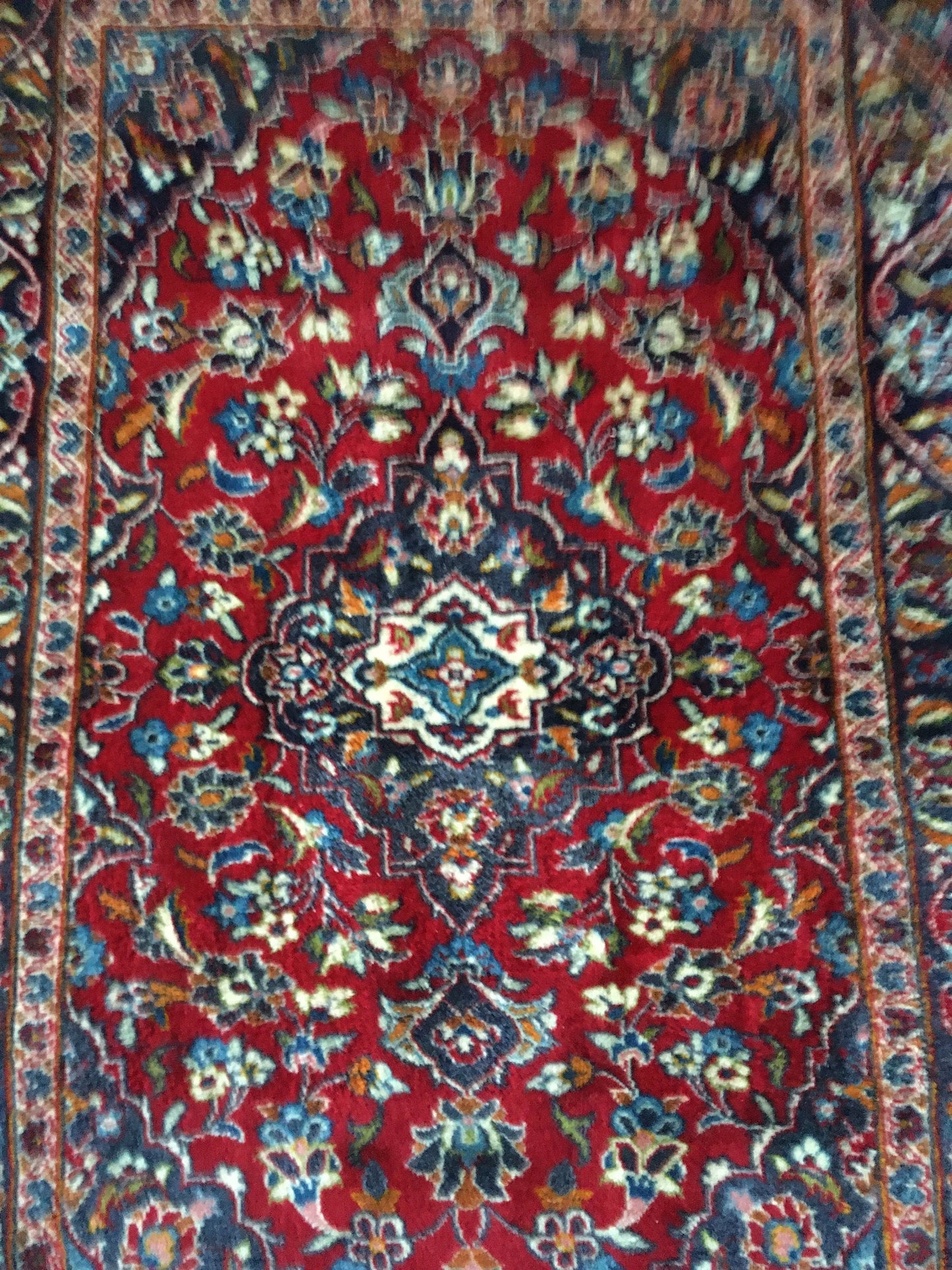 3x5 new turkish handmade rug, wool on wool blue soft vintage bedroom rug, living room floor medium rug, laundry area rug, kitchen middle rug