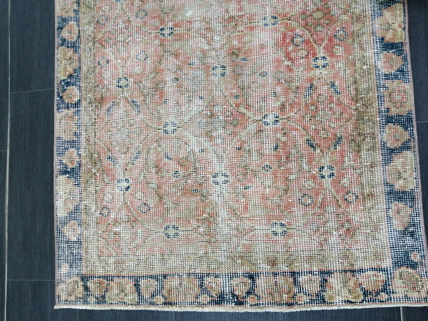 10.5 X 2.10 Oushak Runner Rug Turkish Runner Rug Vintage Runner Rug Hallway Runner Rug Kitchen Runner Rug Wool Runner Rug Wool Oushak Rug