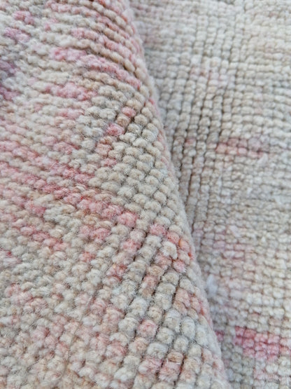 4.6 x 6.3 Turkish rug vintage wool rug turkish rug, vintage anatolian rug, oushak unique handmade rug