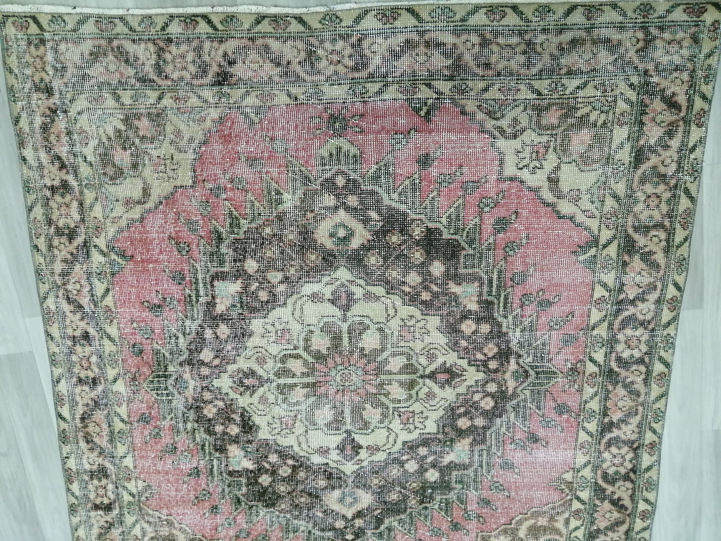 5 x 12.6 Oushak Runner Rug Turkish Runner Rug Vintage Runner Rug Hallway Runner Rug Kitchen Runner Rug Wool Runner Rug Wool Oushak Rug