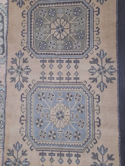 2 8 x 12 Oushak Runner Rug Turkish Runner Rug Vintage Runner Rug Hallway Runner Rug Kitchen Runner Rug Wool Runner Rug Wool Oushak Rug