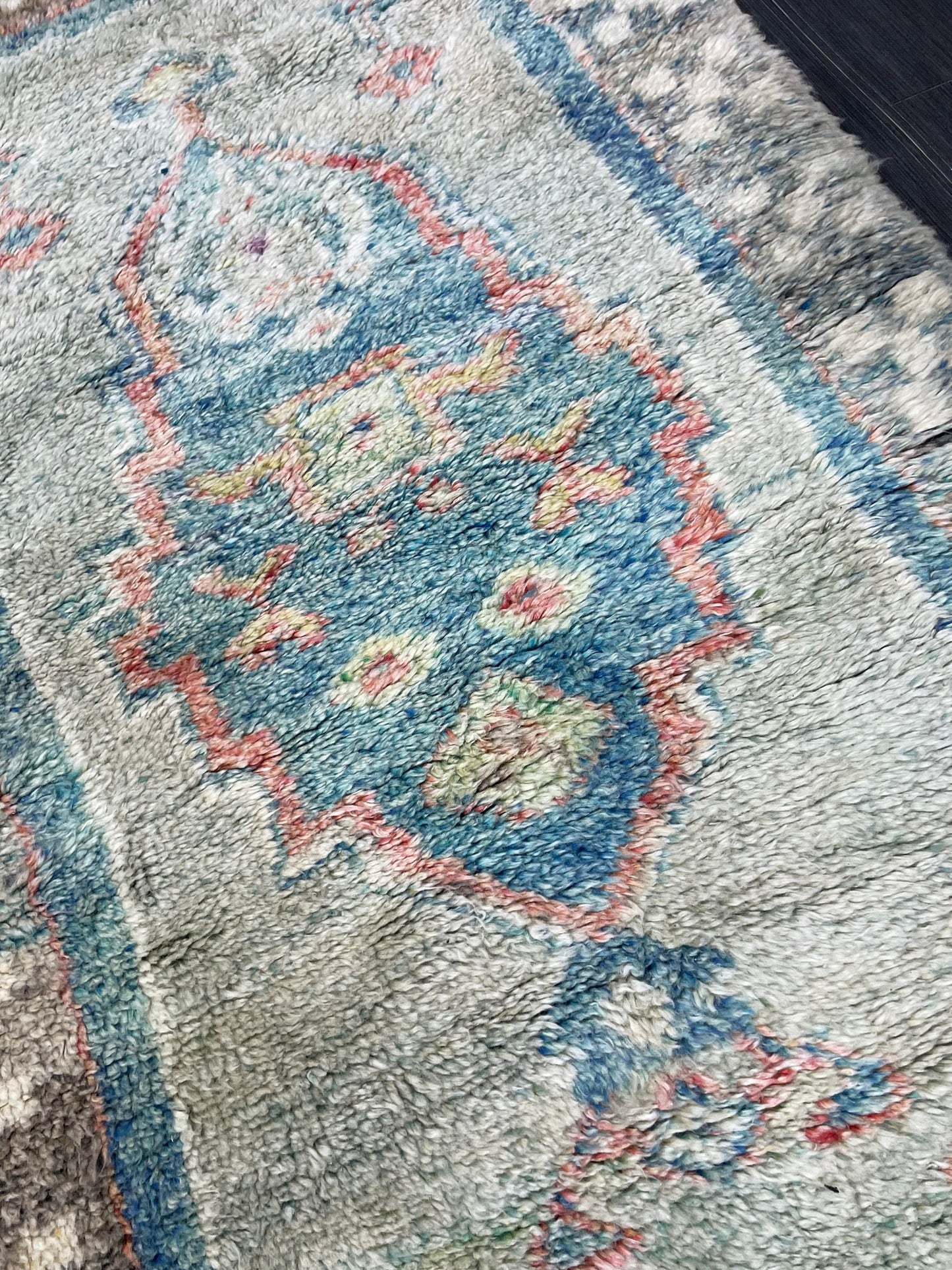 Antique Rug, Vintage Shaggy 3.7 x 5.9 Rug, High Wool Pile Rug,Plush Rug,Handmade Rug,Hand Knotted Rug,One Of A Kind Rug, Nomad Rug, Rear Rug