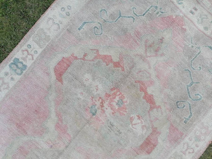 Vintage muted runner rug vintage turkish runner 4.6 x 10 muted  wool runner rug vintage flooring runner rug runner stair runner rug