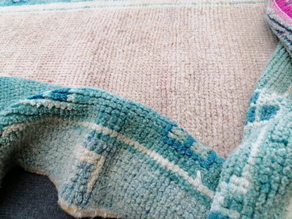 Shaggy turkish hand made rugs 5x3'4 vintage green rugs, high pile wool rug, turkish oushak rug, vintage oushak rug, wool rug