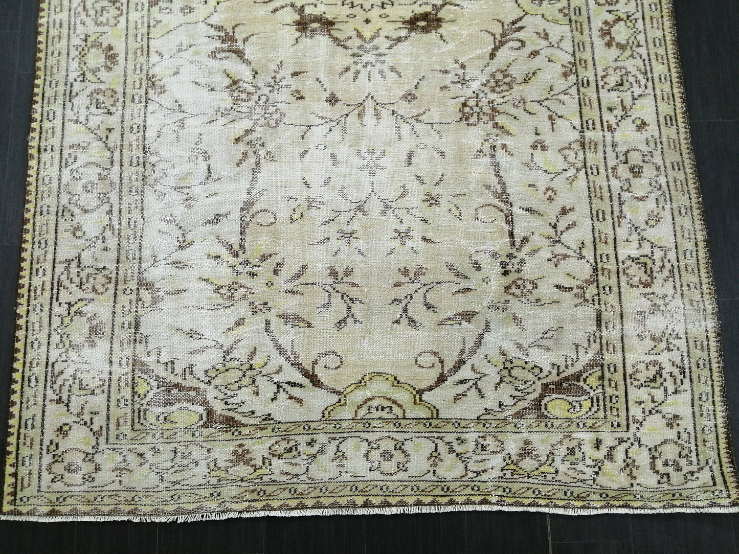 6x9 Muted Handmade Rug Oushak Rug, Rustic Rug Boho Rug, Muted Home Decor Rug  Turkish Rug, Farmhouse Rug Persian Rug Hand Knotted Rug