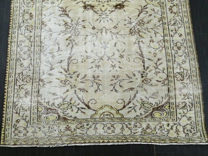 6x9 Muted Handmade Rug Oushak Rug, Rustic Rug Boho Rug, Muted Home Decor Rug  Turkish Rug, Farmhouse Rug Persian Rug Hand Knotted Rug