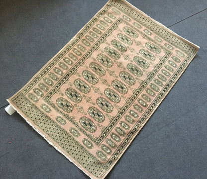 3x4 feet faded vintage small rug, natural black wool rug, morracon oushak handmade small rug, living room persian small rug, bedroom rug