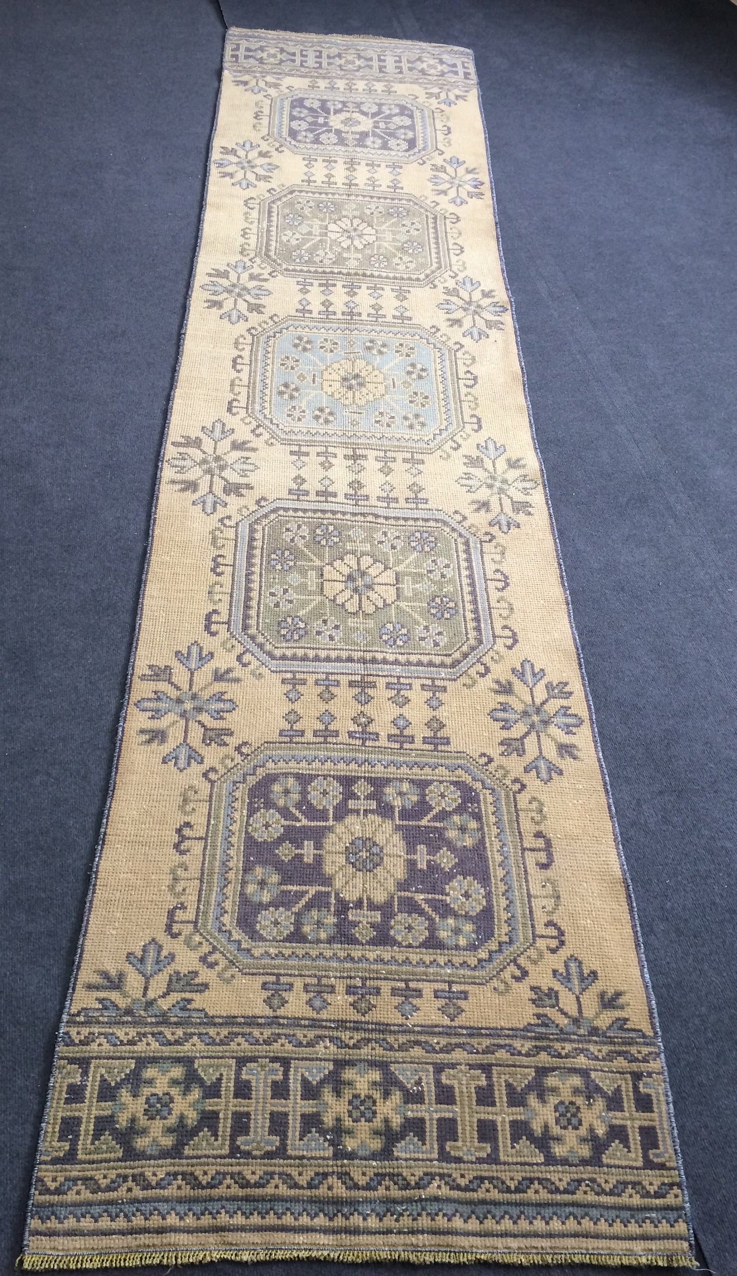 2 8 x 12 Oushak Runner Rug Turkish Runner Rug Vintage Runner Rug Hallway Runner Rug Kitchen Runner Rug Wool Runner Rug Wool Oushak Rug
