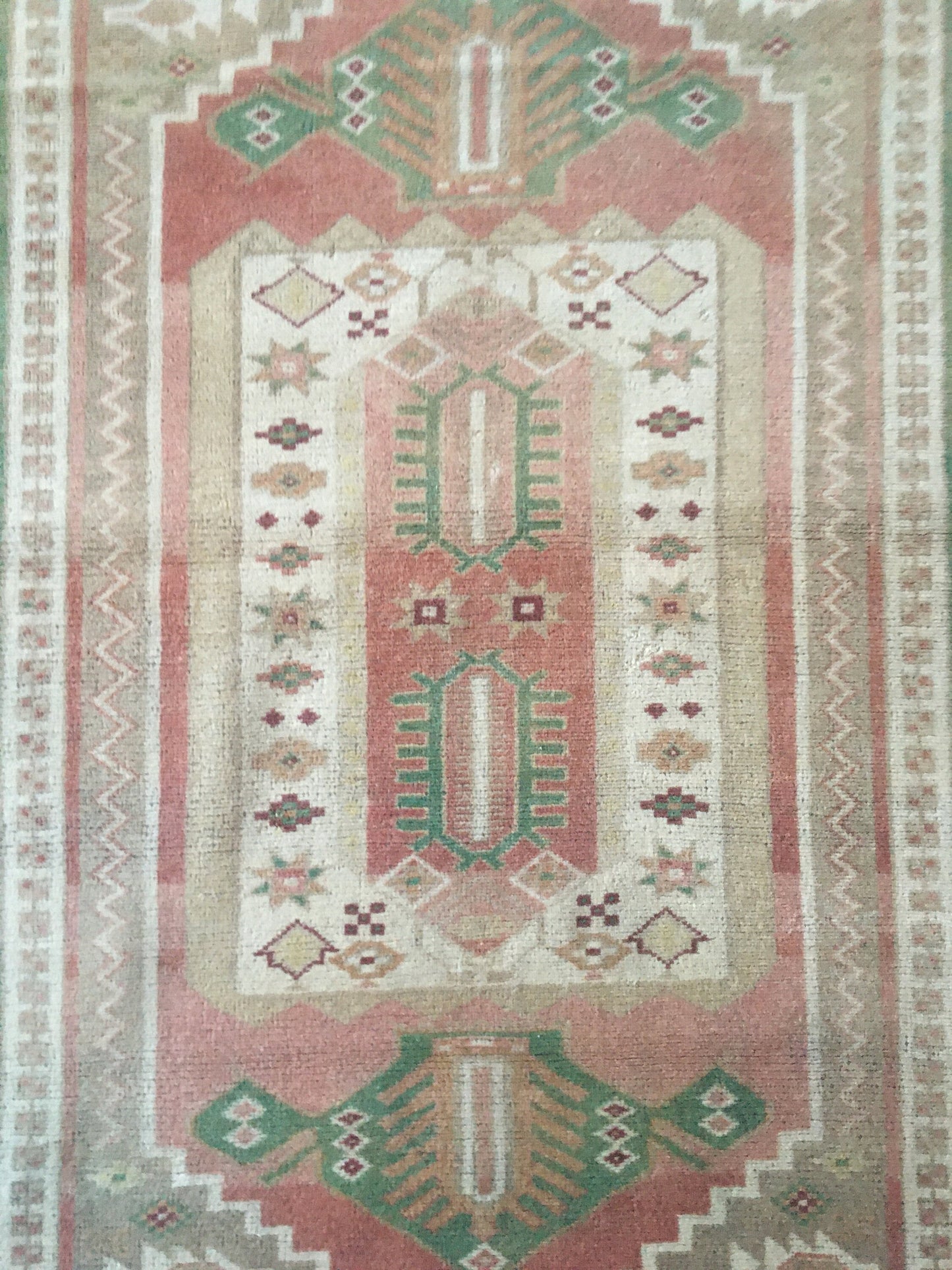 4x6 feet handmade muted natural kitchen floor rug, turkish wool bedroom area rug, vintage bathroom large rug, wide entryway rug, hallway rug