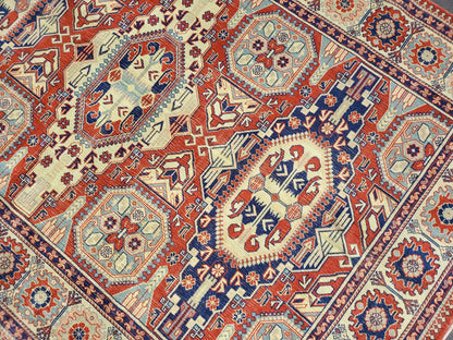 Large OUSHAK RUG, TURKISH 6.5 x 9.3 Oushak Rug, Vintage Rug Low Wool Pile Persian Rug Handmade Rug living room Rug loom rug wholesale rugs