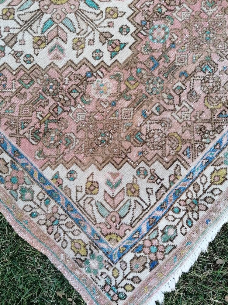 3'6x5 handmade rug,vintage rug,wool rug