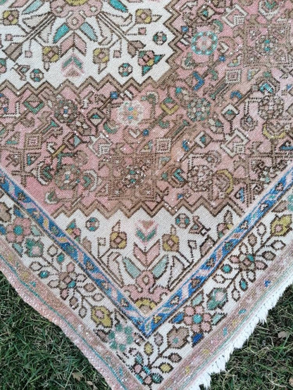 3'6x5 handmade rug,vintage rug,wool rug