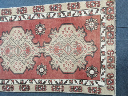 6.8 x 3.1  Antic Oushak Rug, Turkish Oushak Rug, Wool Oushak Rug, Oushak Runner Rugs, Farmhouse Rug, Vintage Rug, Turkish Rug, Hand Made Rug
